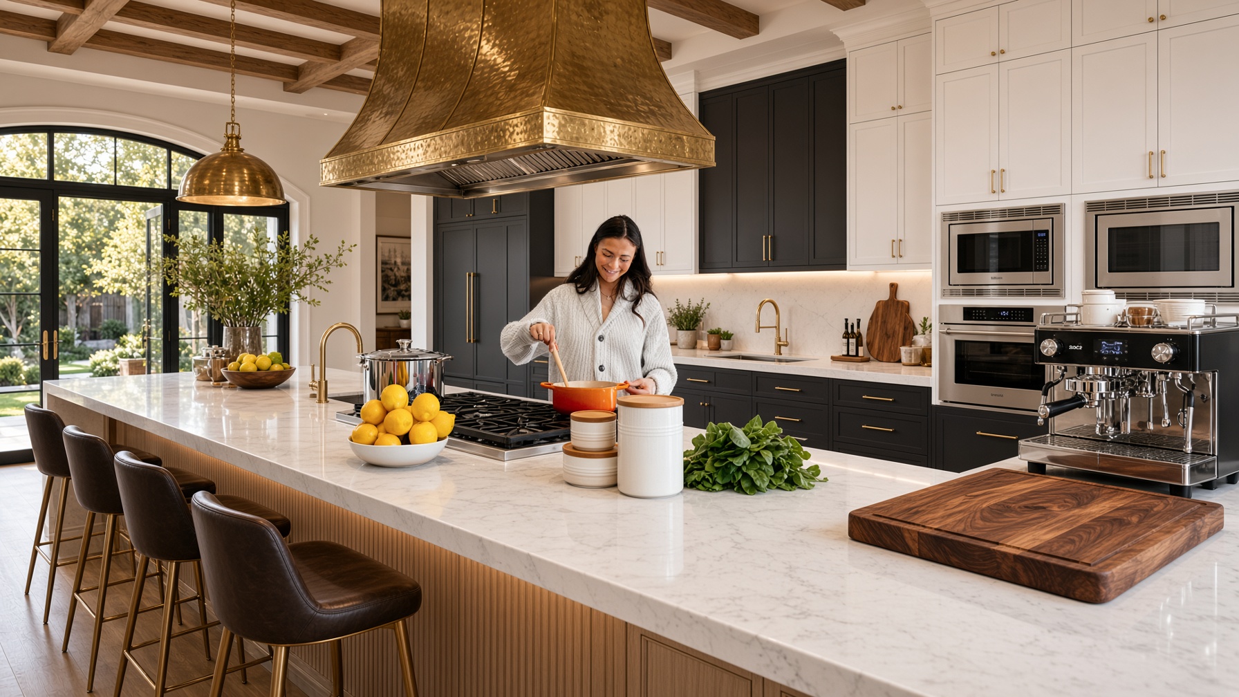 Open concept kitchen remodel and custom cabinetry installation